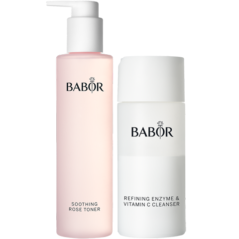 Очищающий дуэт «Пудровый розовый»